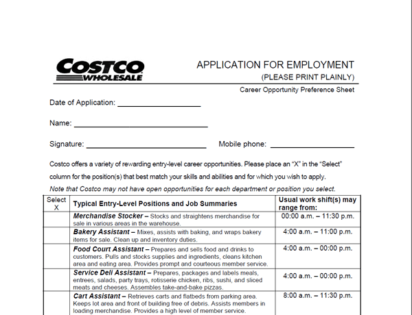 Costco Wholesale Selection And Interview Process Questions Answers Image 525.