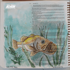 Day 6: The Treasure in the Fish’s Mouth - Matthew 17:24-27
Bible Art Journaling Entry