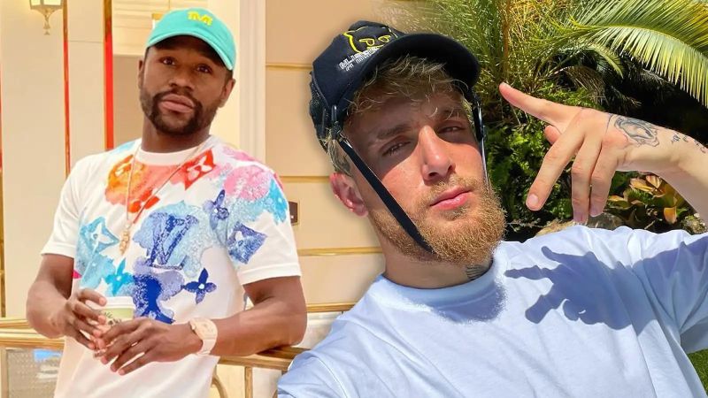 Jake Paul Floyd Mayweather Brawl During Press Even - 4K Mountain Pictures for Desktop