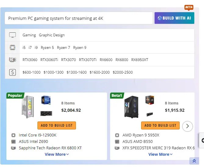 Newegg S ChatGPT Powered PC Builder Is Here But It S Absolutely Useless Newegg PC Builder 3 