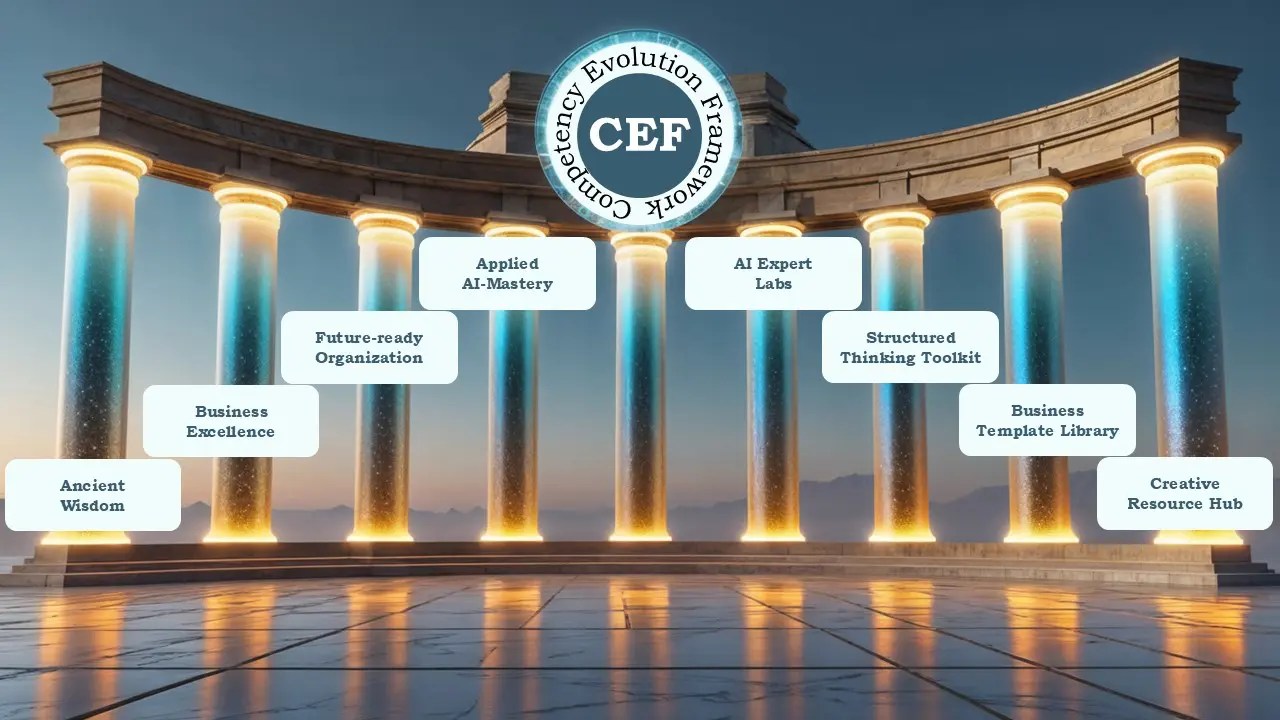 The eight pillars of the Competency Evolution Framework™ CEF