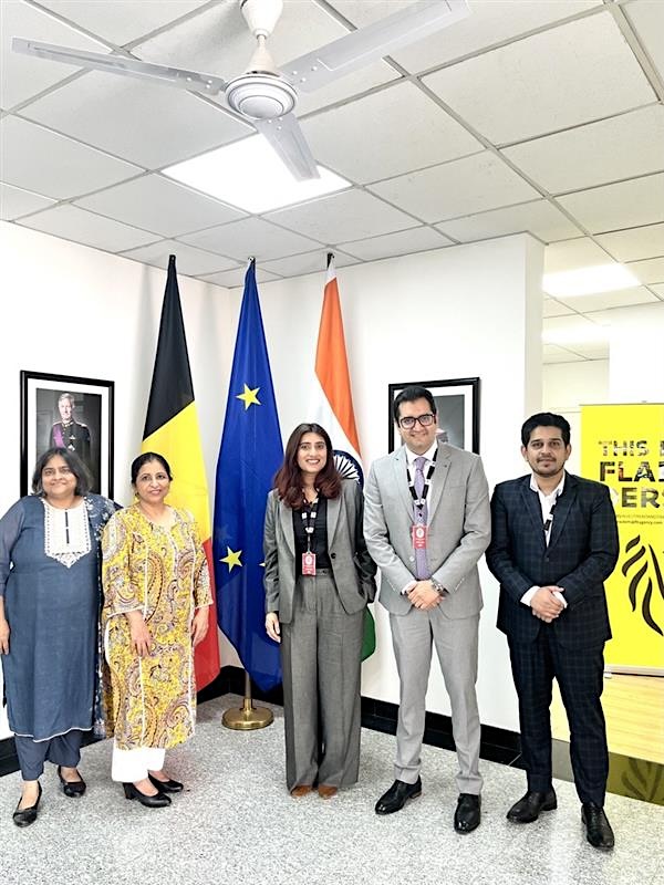 Dezan Shira & Associates’ India office Meets the Team at Embassy of Belgium in New Delhi