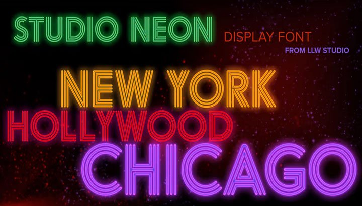 Studio Neon Font - Dfonts 410_x_720_jpg