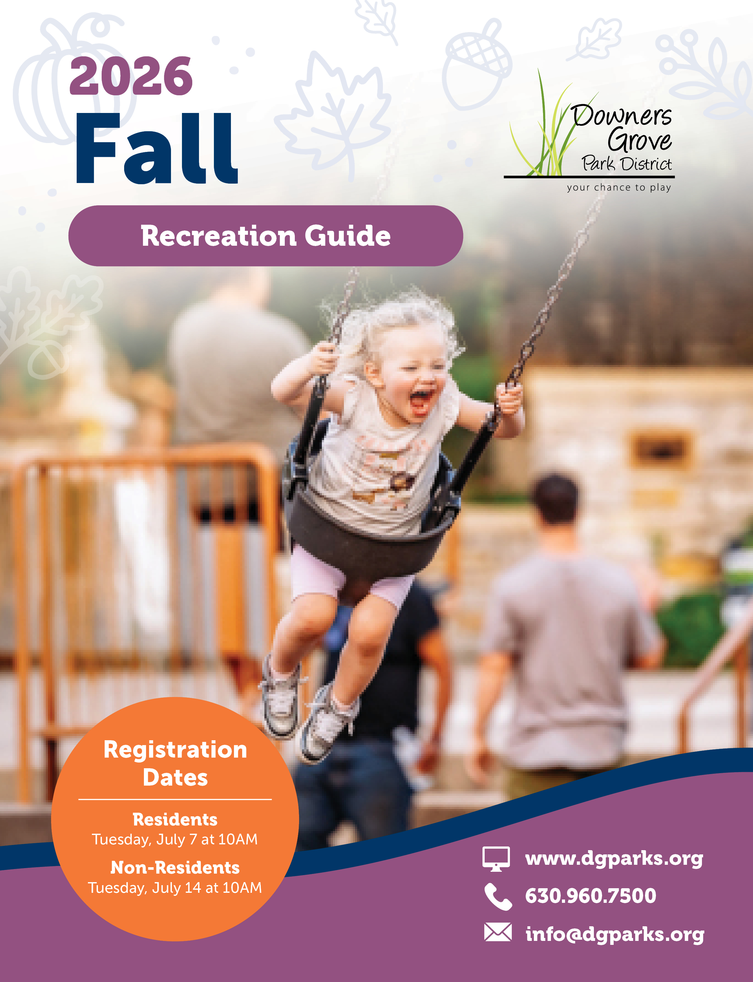 Digital Recreation Guides 2026 Fall Guide Cover 