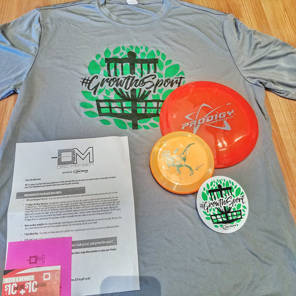 DiscStore Monthly Box Review Disc Golf Puttheads