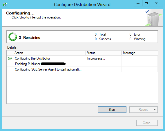 Configure Distribution Database – SQLServerCentral