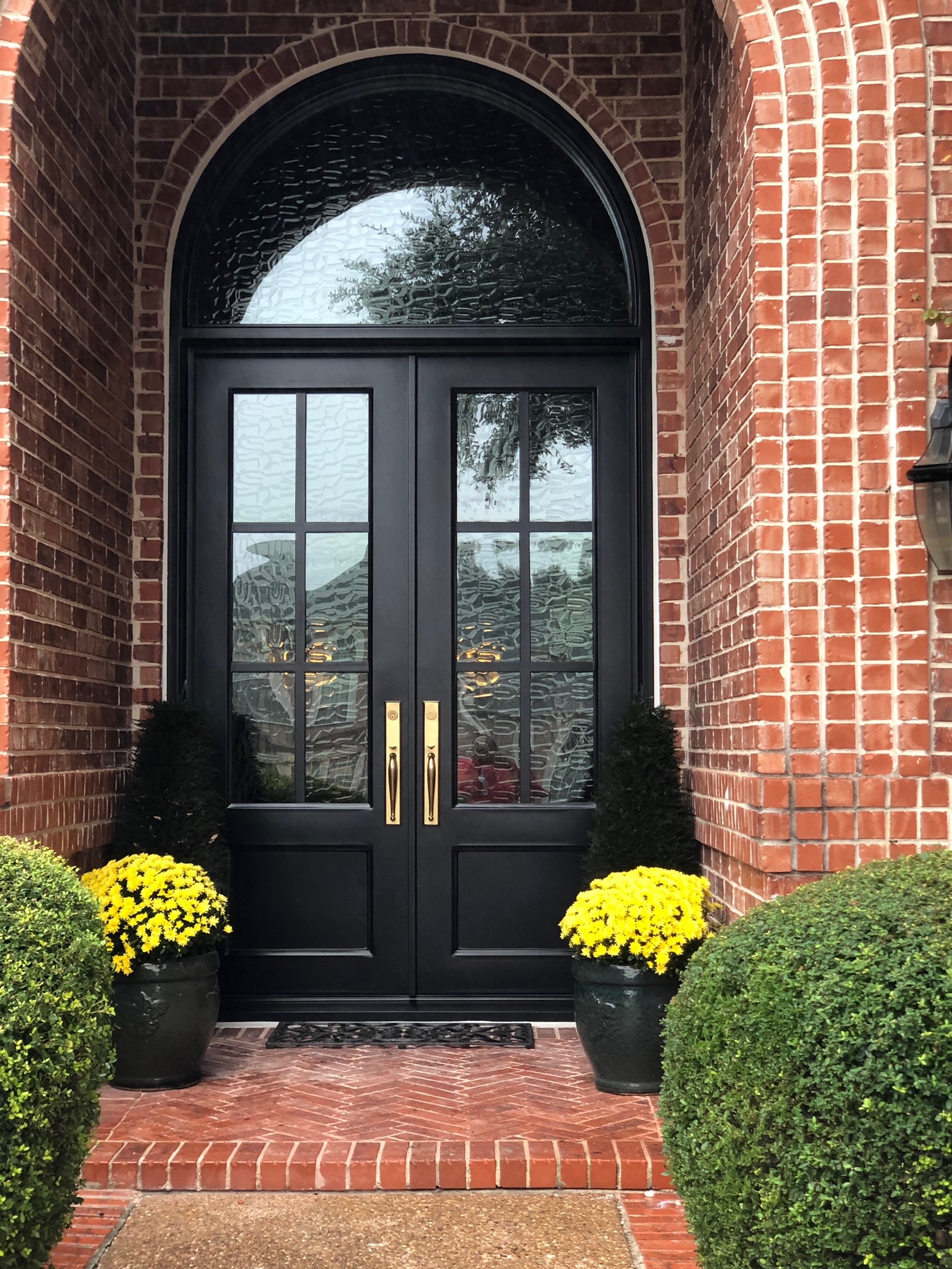 Sliding doors make a beautiful addition to any room. MODERN DOUBLE IRON DOORS - D'Hierro Iron Doors, Plano, TX