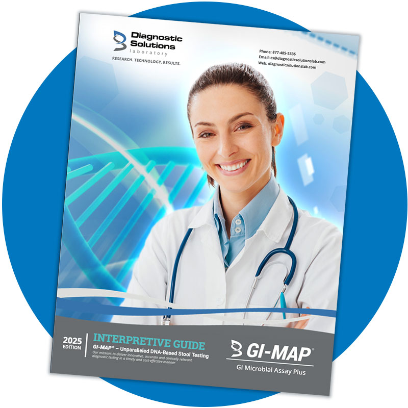 Transform Patient Outcomes With GI MAP Diagnostic Solutions Laboratory Gi Map Interp Guide Circle 