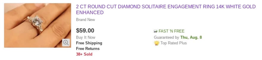 Clarity enhanced diamonds, diamonds that have been artificially . Buying Diamonds on eBay | The Diamond Pro