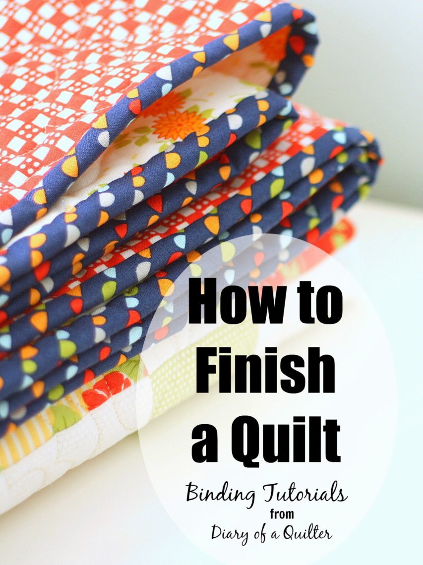 How to Finish and Bind a Quilt Diary of a Quilter a quilt blog