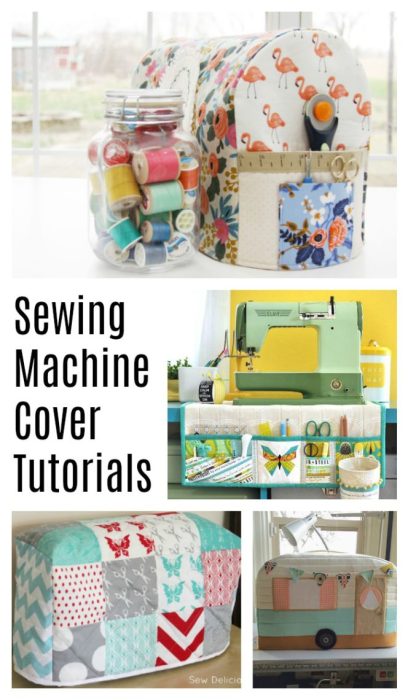 Quilted Sewing Machine Cover Tutorial ~ DIY Tutorial Ideas!