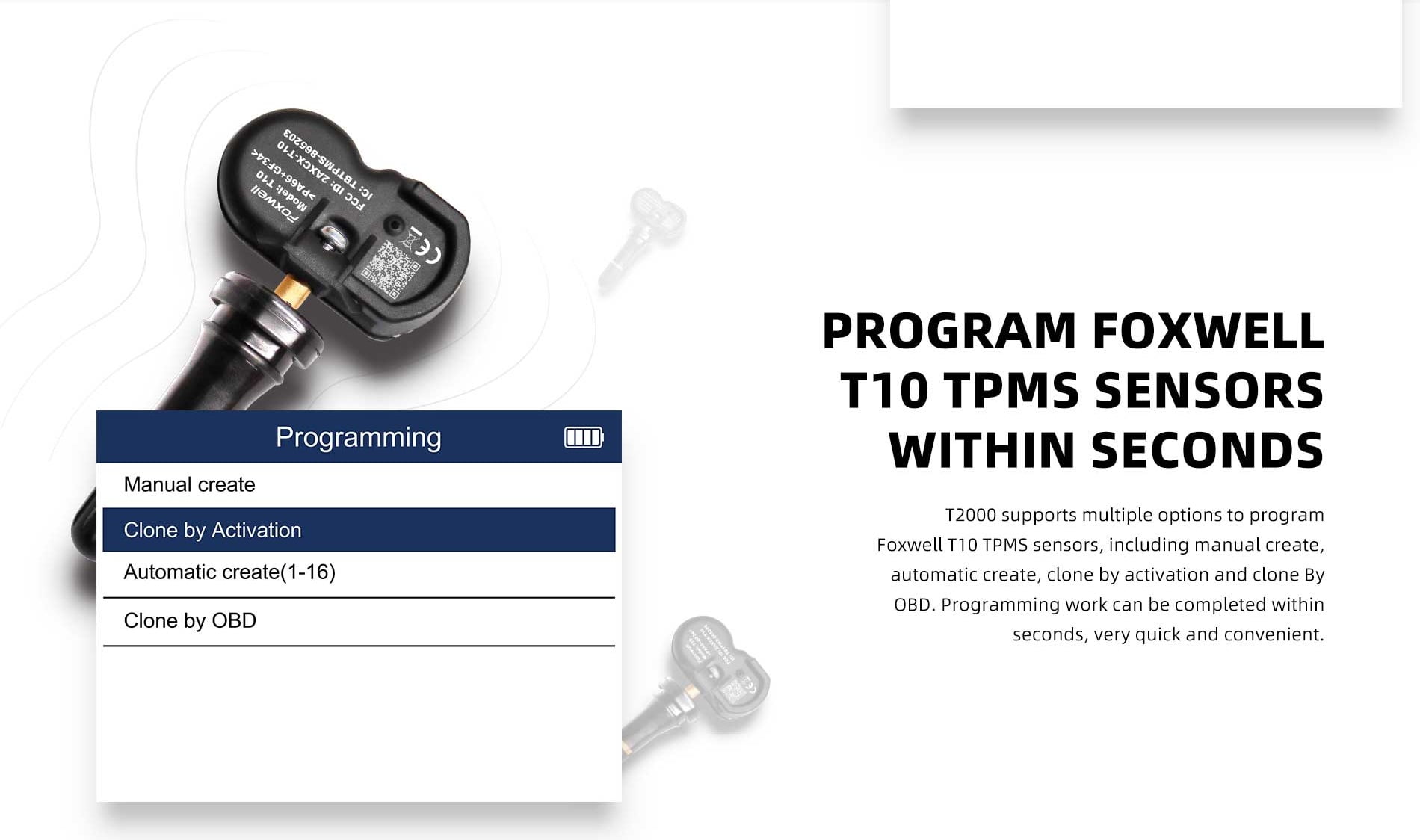 Foxwell T2000 TPMS Service Tool & Programmer - DIATOOLS