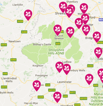 National Trust Interactive Map National Trust Map 
