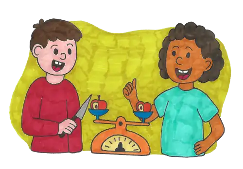 Das große Teil-Duell - Spiel zum Thema Teilen mit Kindern