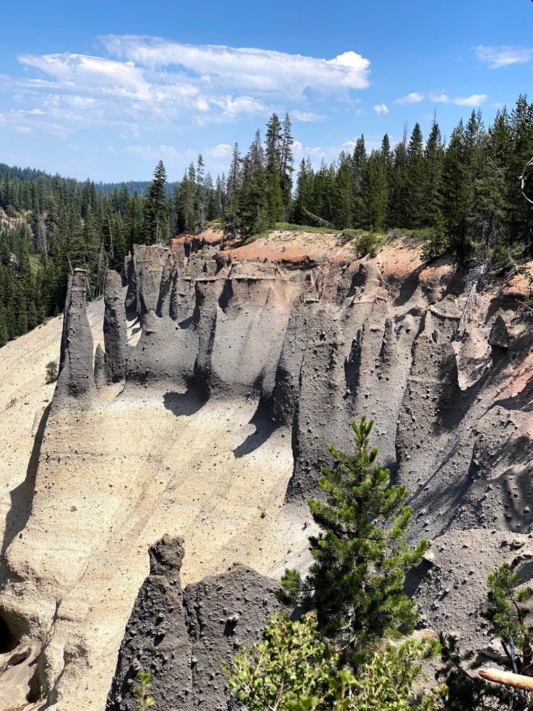 Pinnacles closer view