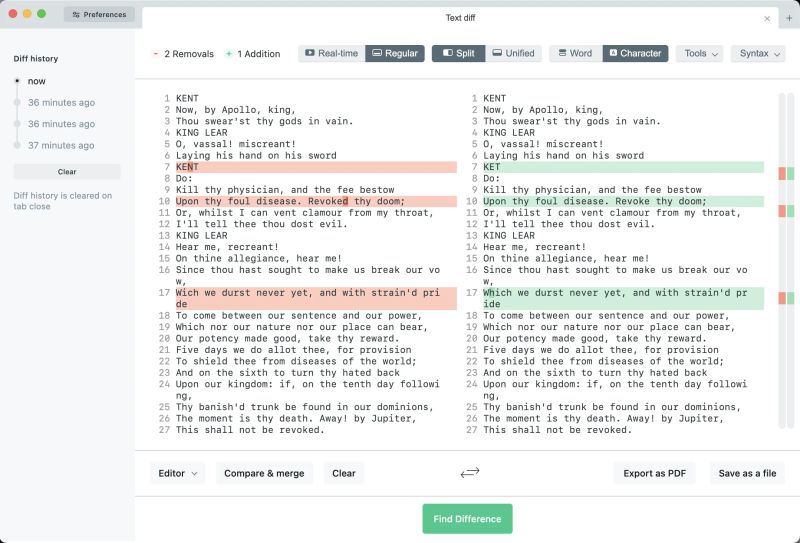 Code Compare Online Diff Checker - 4K Landscape Arts for Desktop