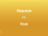 Dispatch Vs Post What S The Difference