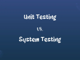 Unit Testing Vs System Testing What S The Difference
