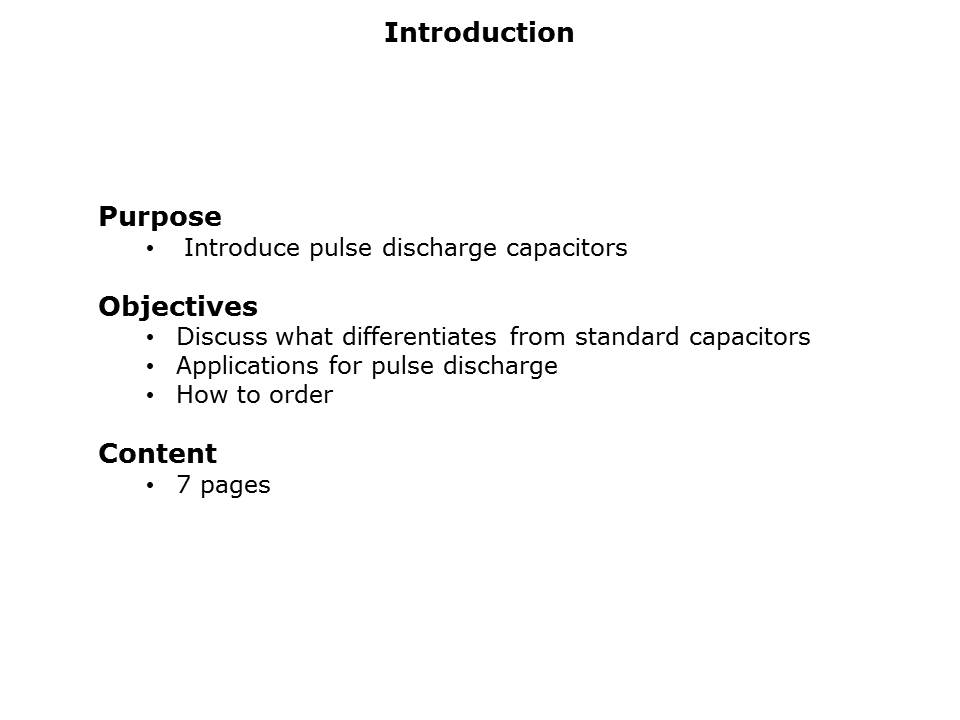 Pulse Discharge Capacitors Kemet Digikey