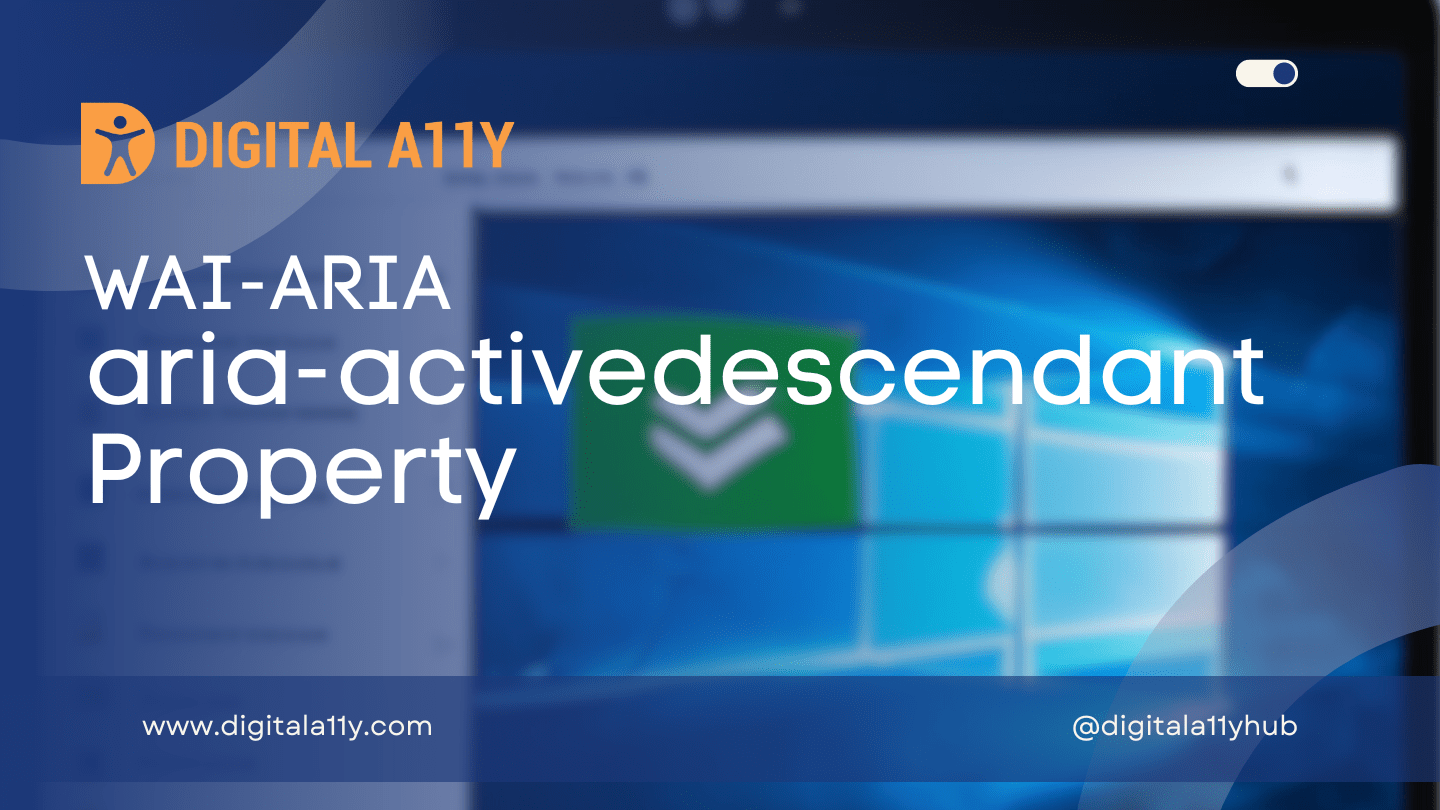 Understand the WAIARIA ariaactivedescendant Property • DigitalA11Y