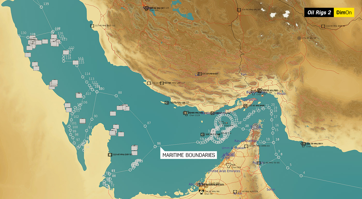 Arabian Gulf Map 01 