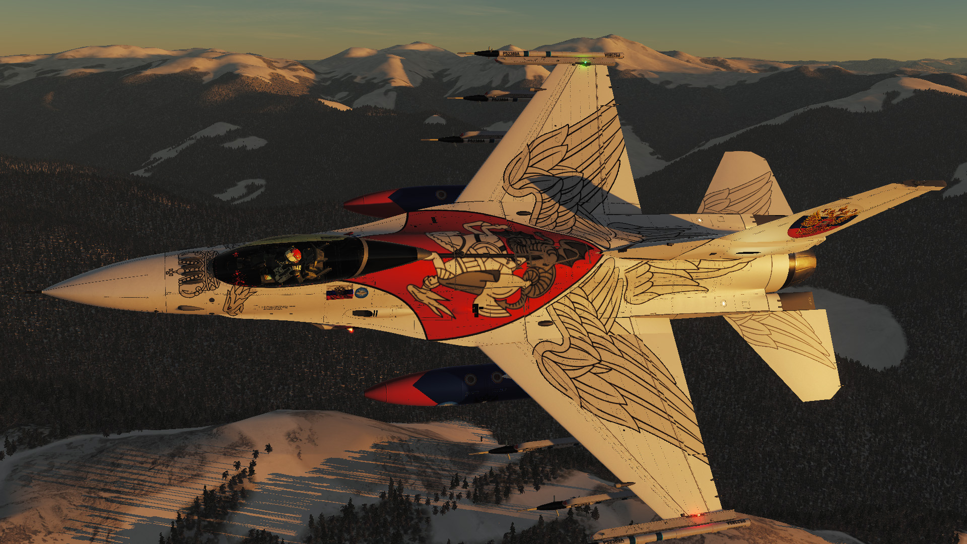 State department for sale to . Fictional Russian F16C Livery