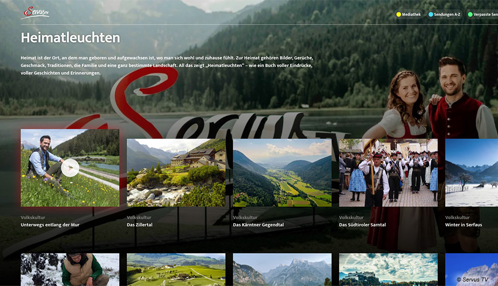 photo Servus Tv Mediathek App servustv startet neues hbbtv angebot auch in deutschland digital fernsehen