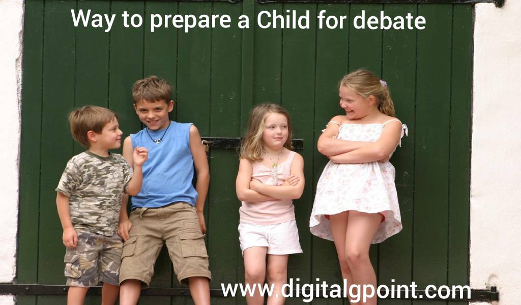 prepare a child for debate