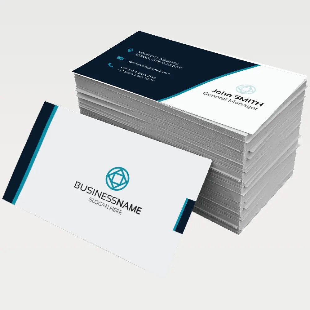 1000 Tarjetas de presentación dos caras