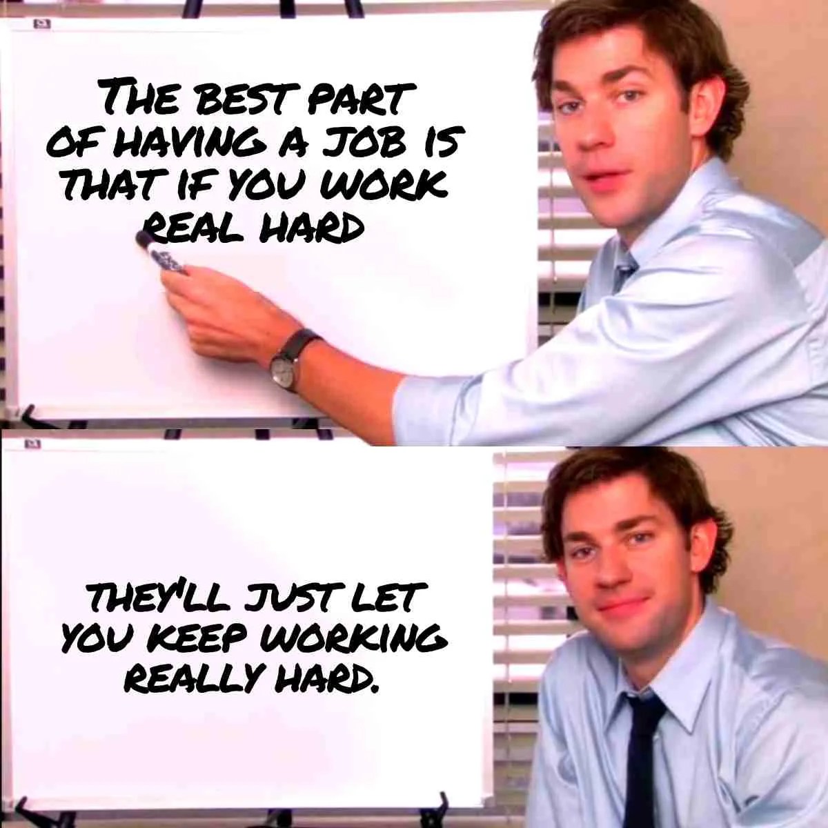 Work presentation meme