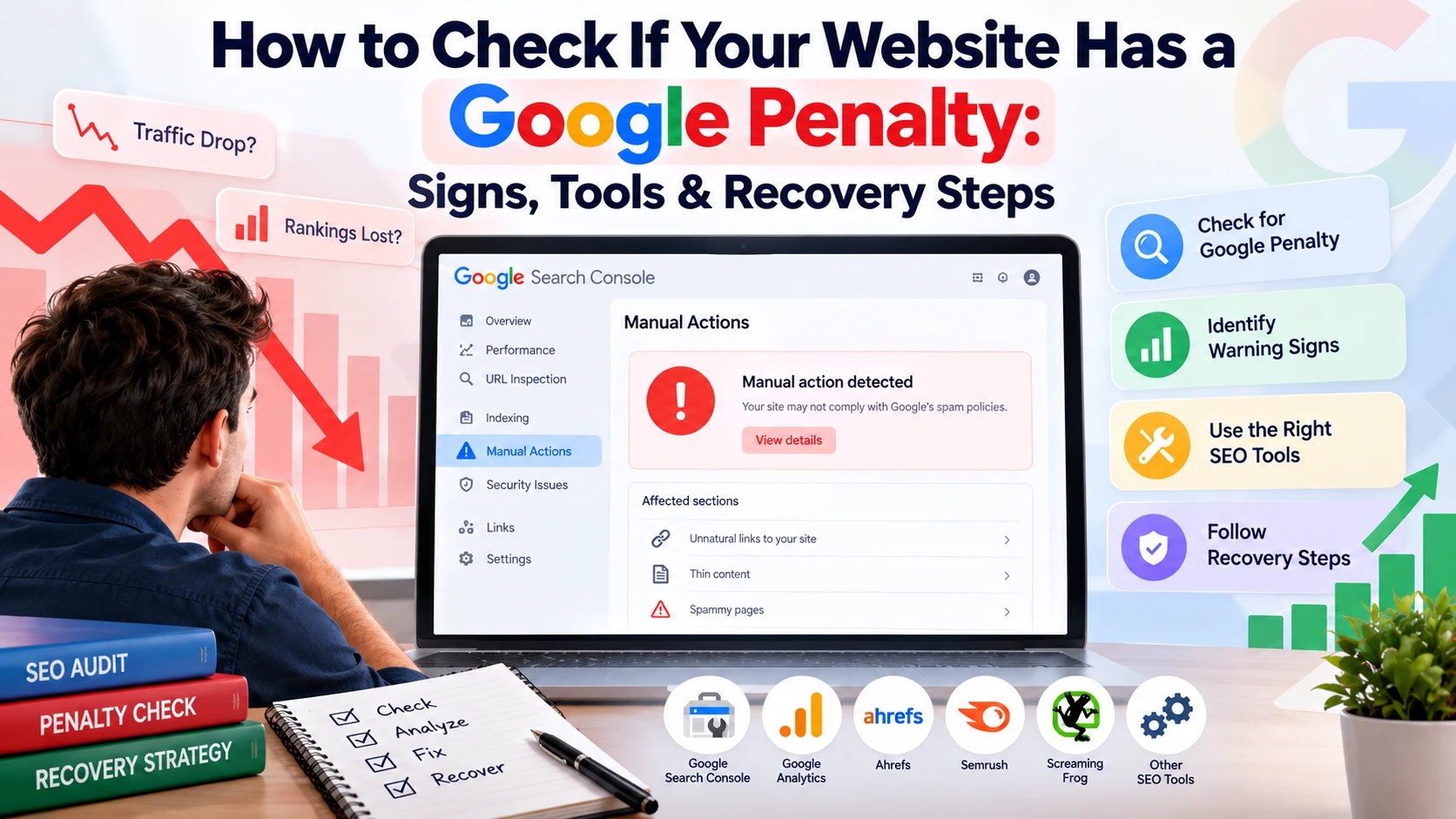 How to Check If Your Website Has a Google Penalty: Signs, Tools & Recovery Steps
