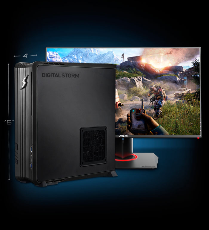 Small Form Factor Gaming Desktop Eclipse By Digital Storm PC Splash Eclipse V2 