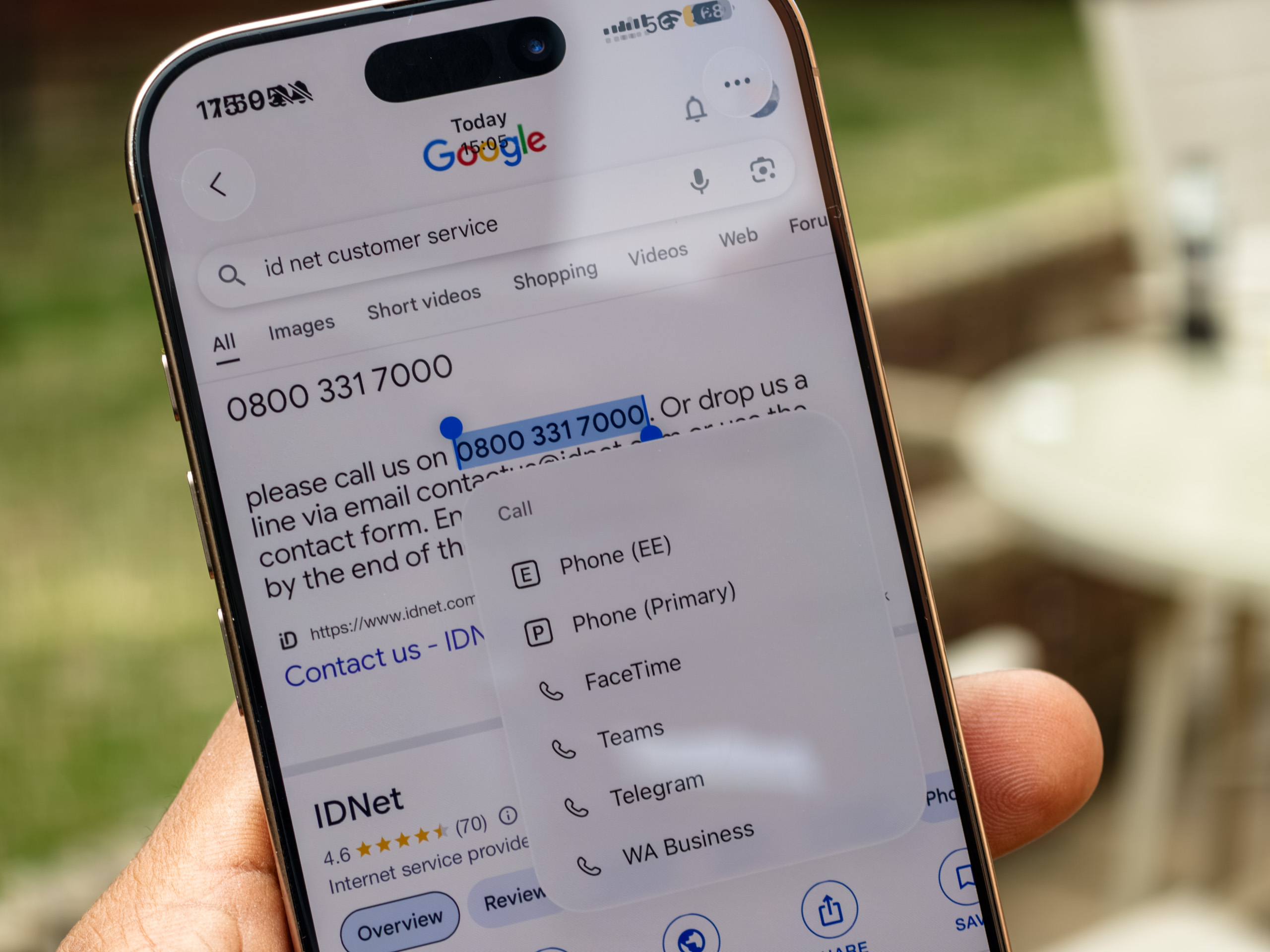 Menús de marcación contextual en la versión beta 1 para desarrolladores de iOS 26 que se ejecuta en el iPhone 16 Pro