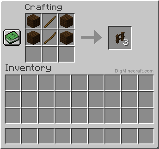 how to make a dark oak fence in minecraft on dark oak fence gate recipe
