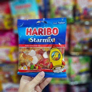 HARIBO STARMIX 175G JELEU DE FRUCTE CU ZAHĂR SPUMAT SI AROMĂ DE COLA