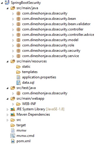 Spring Security using Spring Boot Example - Dinesh on Java