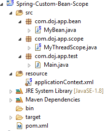 Create Custom Bean Scope in Spring Example - Dinesh on Java
