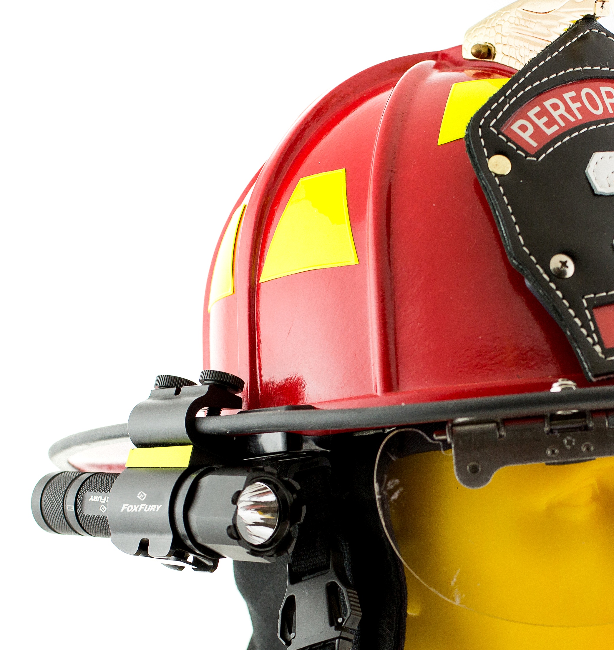 Foxfury SideSlide C-Clamp Side Mounted Helmet Light - Dinges Fire