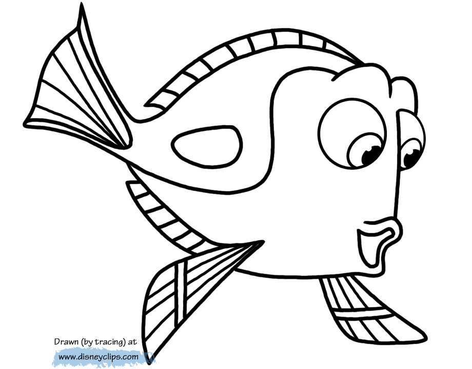 Disney's Finding Nemo Coloring Pages Sheet, Free Disney ...