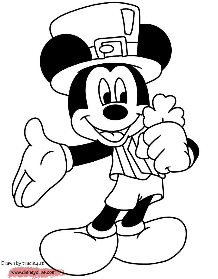 In april 1928, cartoonist/animator walt disney had just had his heart broken when his. Mickey Mouse Special Events Coloring Pages Disneyclips Com