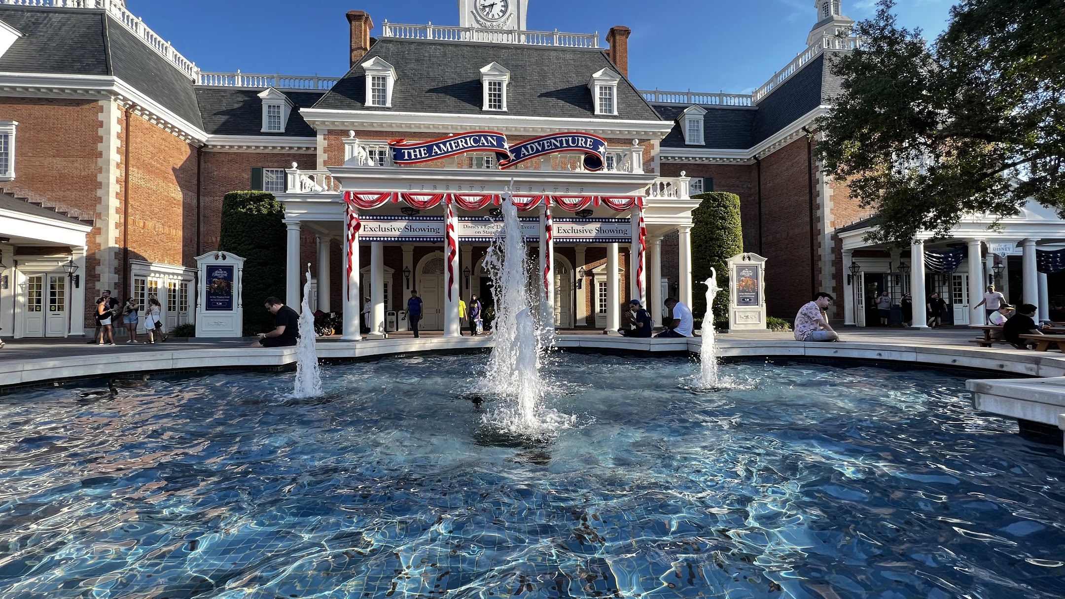 The American Adventure no Pavilhão dos Estados Unidos no EPCOT