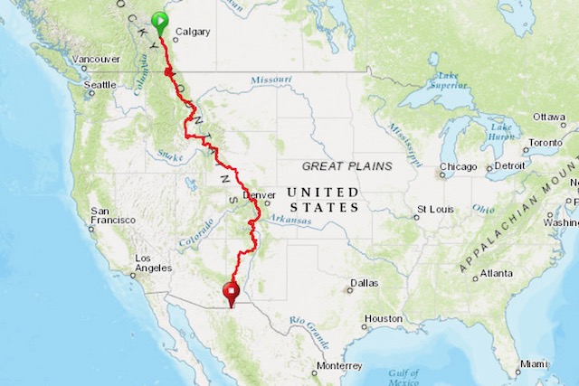 Cycling the great top divide