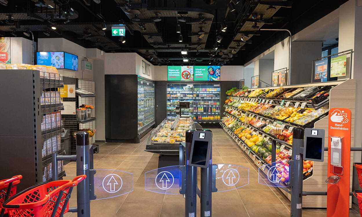 Rewe ermöglicht hybrides einkaufen