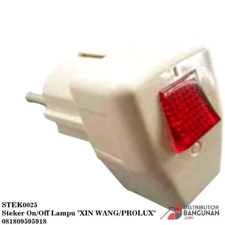 Steker On/Off Lampu “XIN WANG” | https://www.distributorbangunan.com/