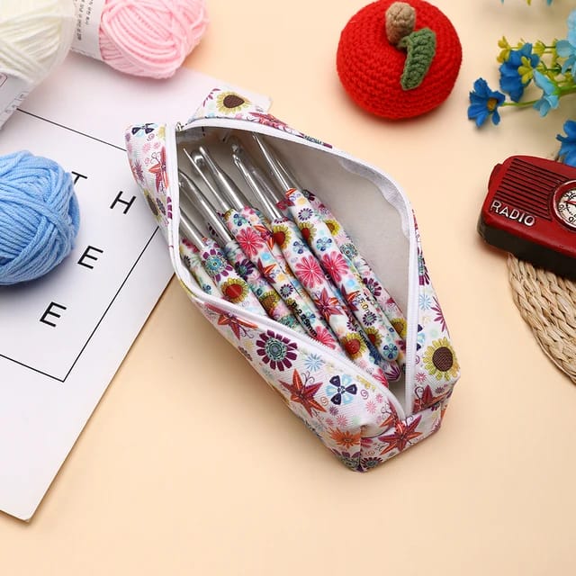 Tools Kit Crochet Happier You X 9 Agujas Quemono - Imagen 4