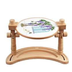 Tools Soporte Para Bordar En Madera Media Luna Quemono