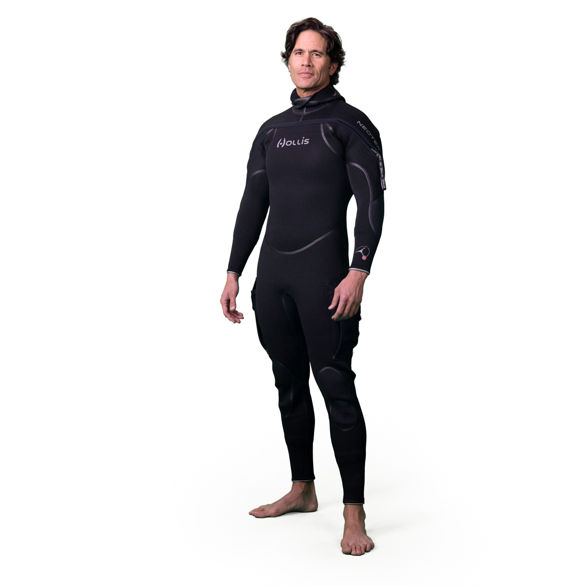 HOLLIS NEOTEK SEMI-DRY ダイビング NEOTEK 8/7/6 V2 SEMI-DRY - Hollis