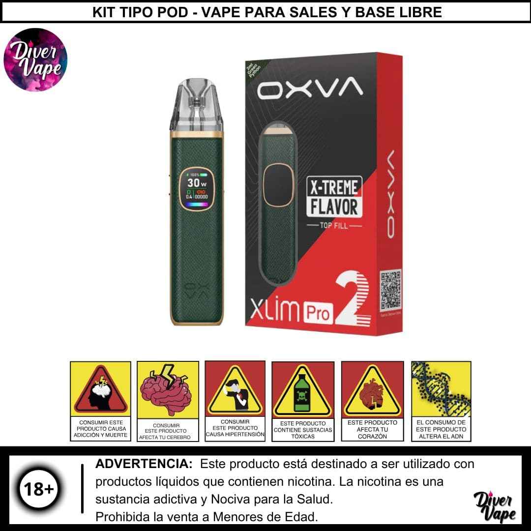 OXVA-Xlim-Pro-2 Kit-Green-Python-Kit