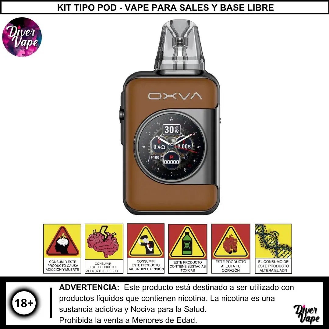OXVA Xlim SQ Pro 2 Kit Brown Leather