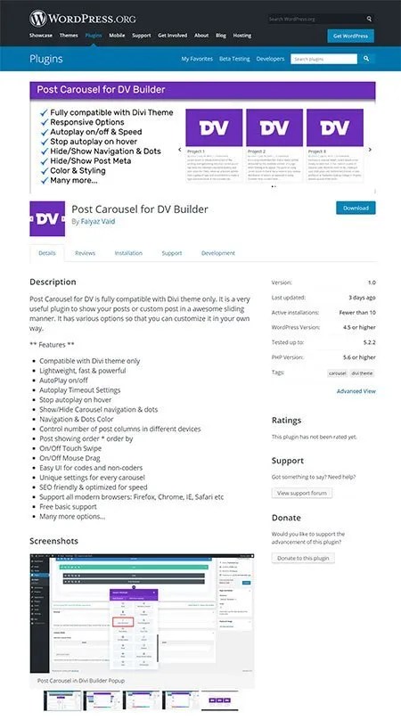Carousel slider is a touch enabled wordpress plugin that lets you create highly customizable, stylish responsive carousel slider. Free Divi Post Carousel Slider Plugin Wordpress Org